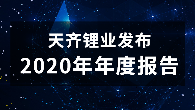 豪门国际官网锂业2020年年度汇报重点