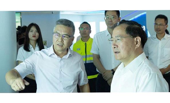 工业和信息化部党组书记、部长金壮龙一行光临豪门国际官网锂业射洪基地调研调查