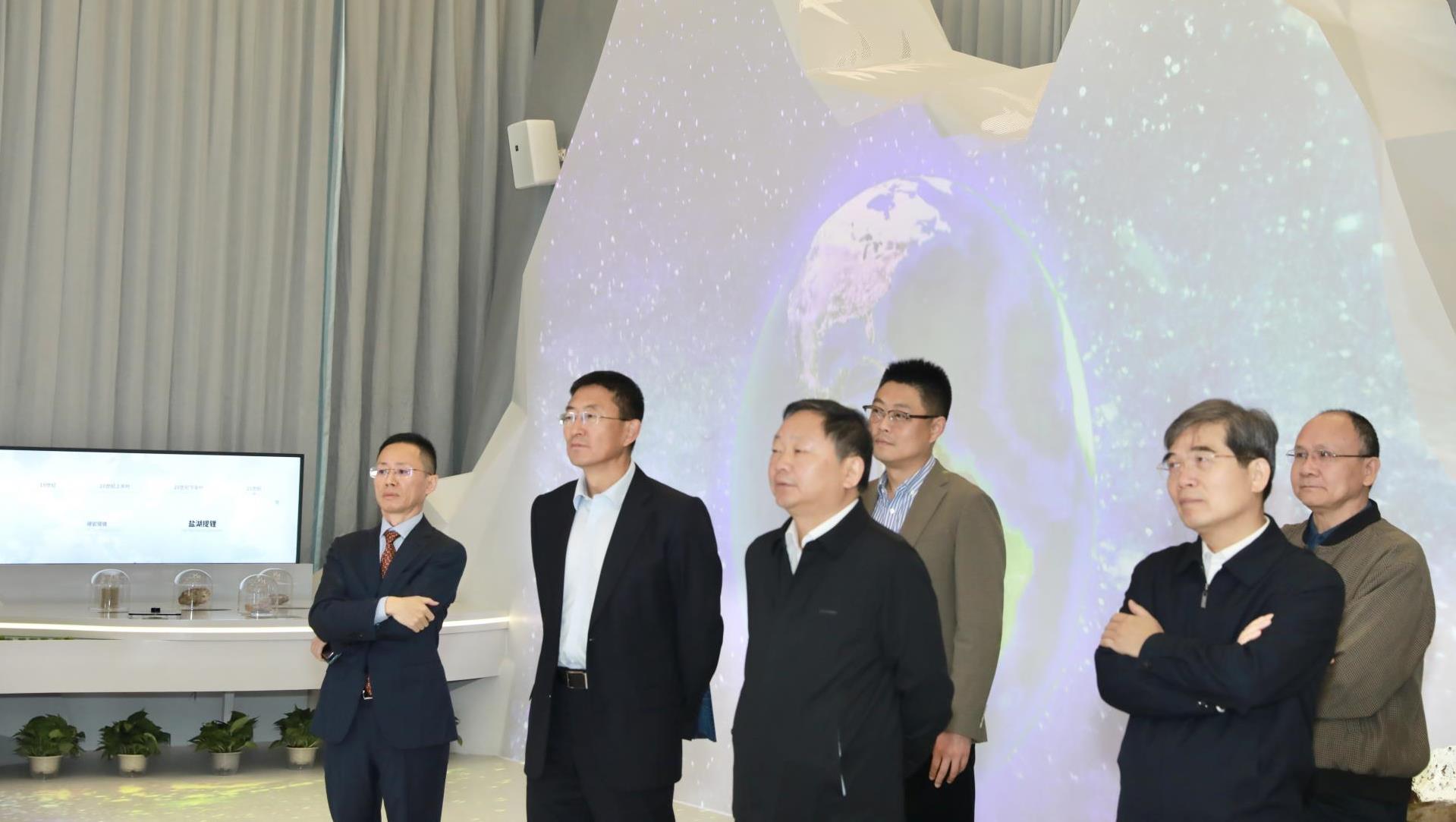 中国有色金属工业协会党委常委、副会长段德炳一行到访豪门国际官网锂业